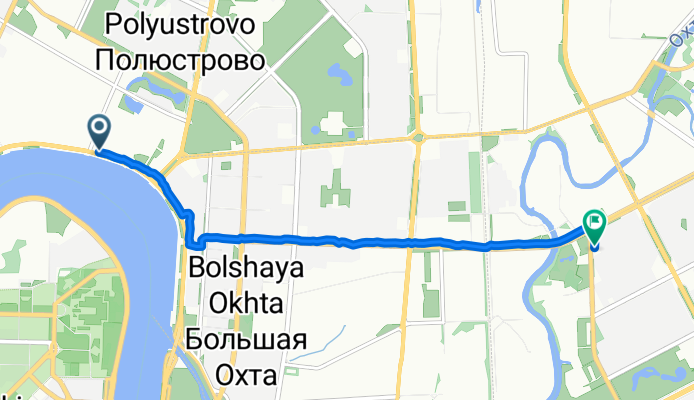 Феодосийская улица, Санкт-Петербург до улица Передовиков, Санкт-Петербург