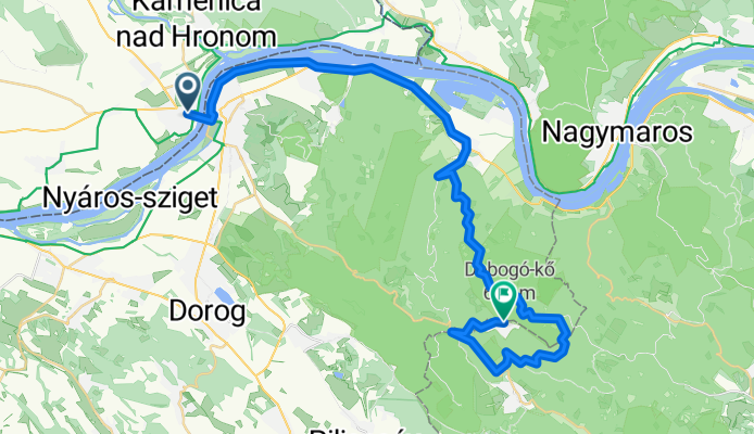 From Stúrovo to Pilisszentkereszt