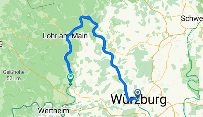 Würzburg - Marktheidenfeld