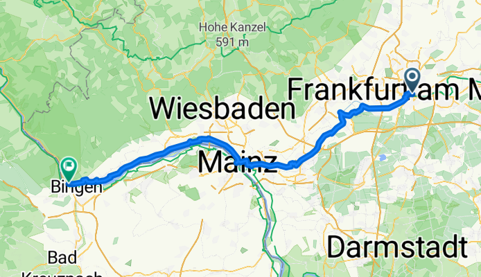 Frankfurt am Main - Bingen am Rhein