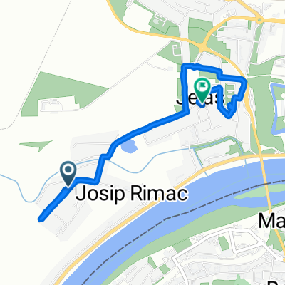 Ulica Augustina Jarića, Slavonski Brod to Ulica Luke Botića, Slavonski Brod