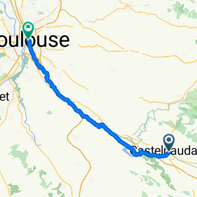 Rue Louis Pasteur, Castelnaudary to Rue de l'Orient, Toulouse