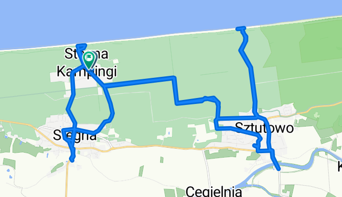 Morska, Stegna nach Morska, Stegna