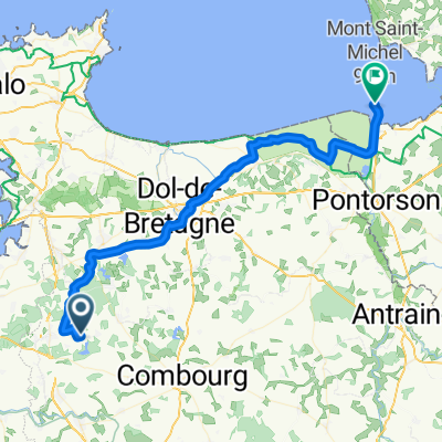 Saint-Pierre De Plesguen, Mesnil-Roc'h to Grande Rue, Le Mont-Saint-Michel