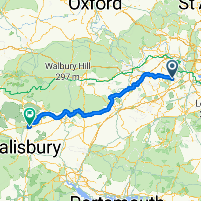 Ascot to Amesbury 107km