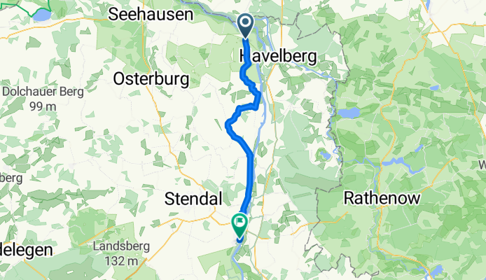 Räbelsche Straße nach Hünerdorfer Straße