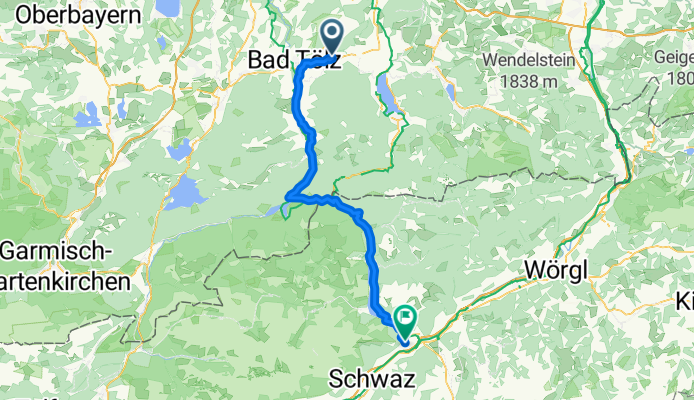 Schongerring, Reichersbeuern nach Josef-Mühlbacher-Straße, Jenbach