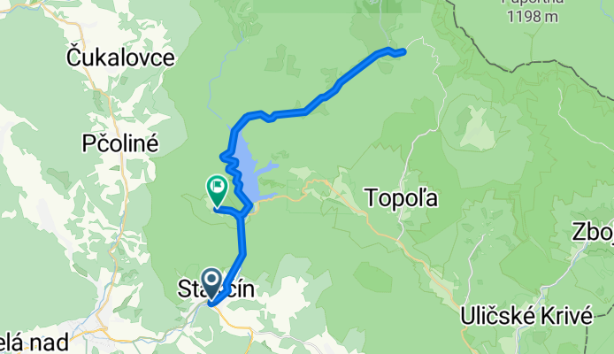 Duchnovičova, Stakčín až Jalová, Jalová