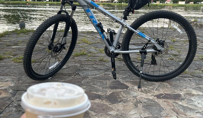 Foto 1 der Bikemap-Route "Центральный, Минск до Цнянская улица, Минск"