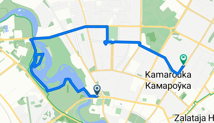 Центральный, Минск до Цнянская улица, Минск