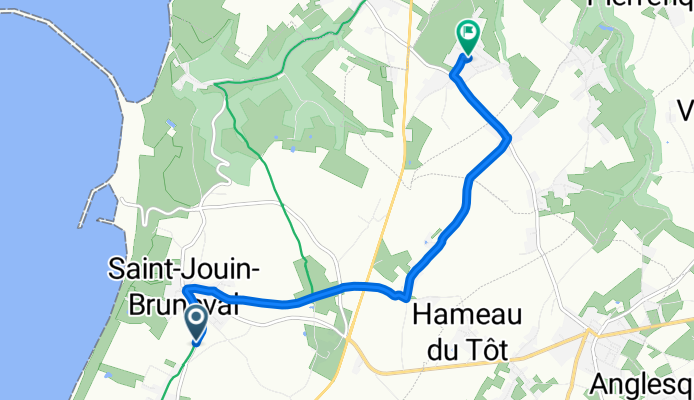 Itinéraire vers Rue du Canada, Sainte-Marie-au-Bosc