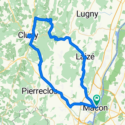Mâcon - Voie Verte - Cluny - Donzy - Hurigny - Mâcon