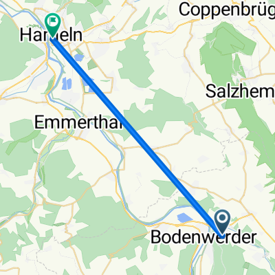 Von Bodenwerder bis Hameln