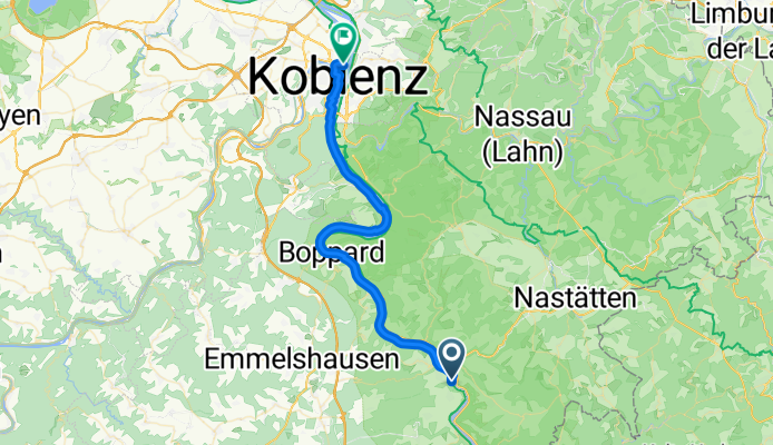 Von Sankt Goar bis Koblenz