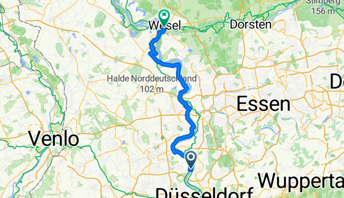 Von Meerbusch bis Wesel