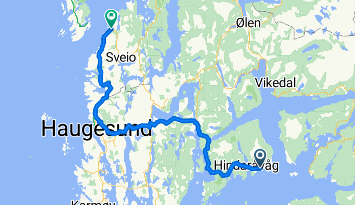 Stuvikleite, Nedstrand to Sveio