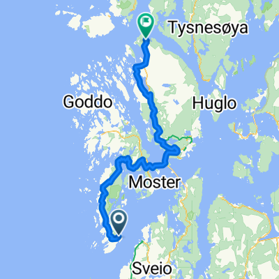 Hovlandsvegen, Bømlo to Sandvikvegen, Fitjar