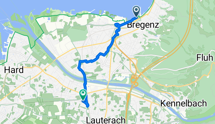 Bregenz nach Birnengasse