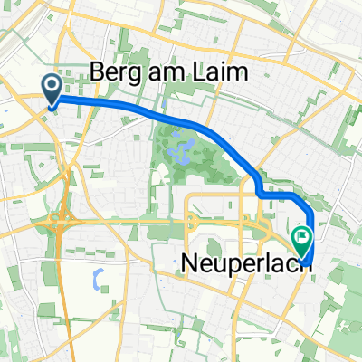 Rosenheimer Straße nach Annette-Kolb-Anger