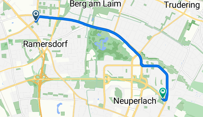 Rosenheimer Straße nach Annette-Kolb-Anger
