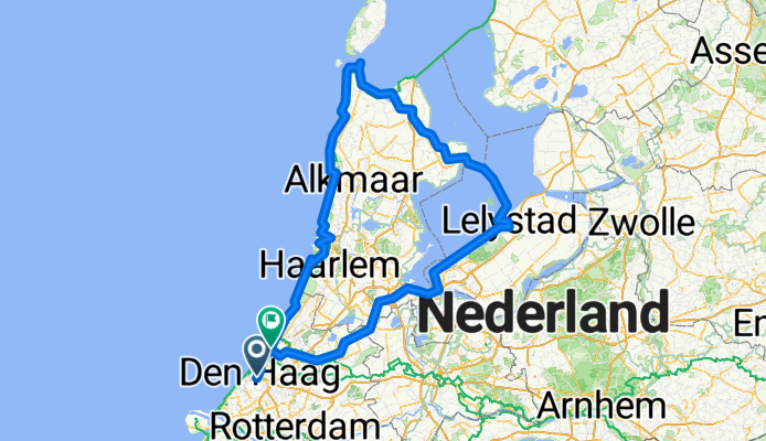 Den Helder Lelystad 360 km