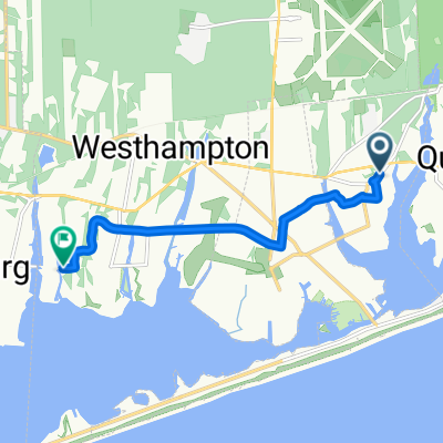 Meeting House Rd, Westhampton Beach to Brushy Neck Ln, Westhampton