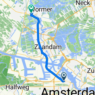 Spaarndammerdijk, Amsterdam nach Krommenieërweg, Wormerveer