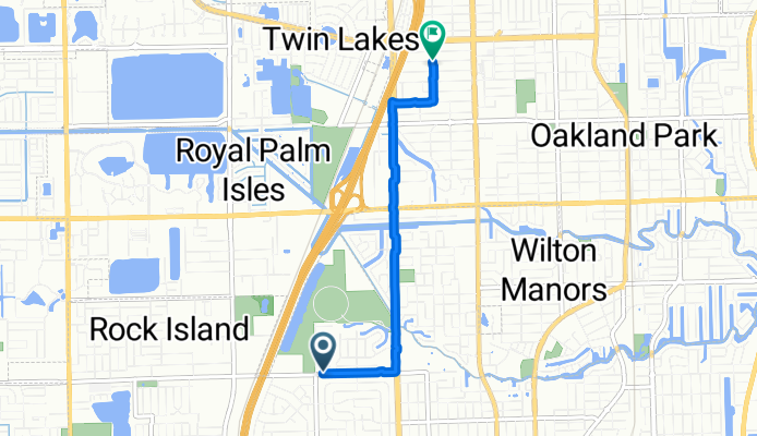 NW 19th St, Fort Lauderdale to NW 43rd St, Oakland Park