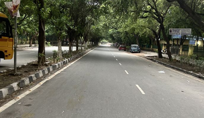 Photo 1 of the Bikemap route "Nishkam Apartment, New Delhi to Nishkam Apartment, New Delhi"