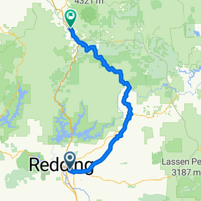 Jessica Way, Redding to Road No 2m010, Mount Shasta