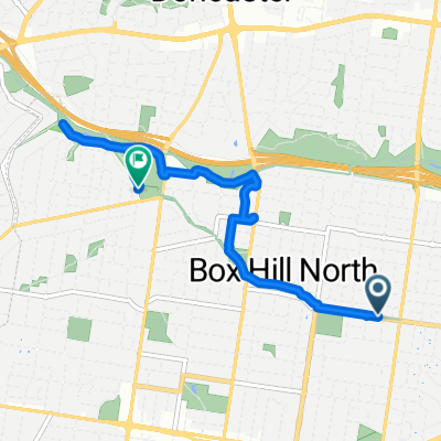 Middleborough Rd, Box Hill North to Elgar Ward, Mont Albert North