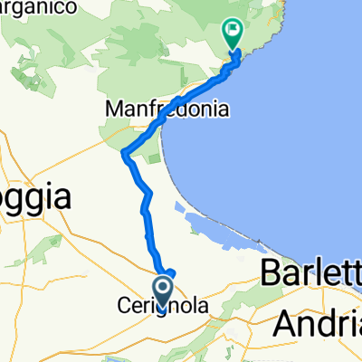 Da Viale di Levante a Strada Statale Garganica