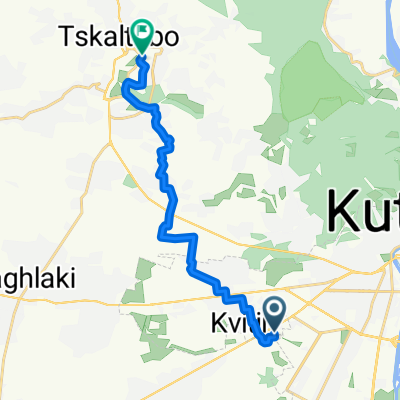 Route in ts'q'alt'ubo