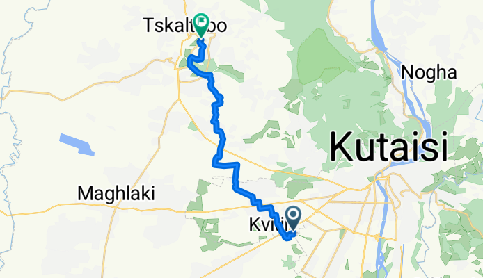 Route in ts'q'alt'ubo