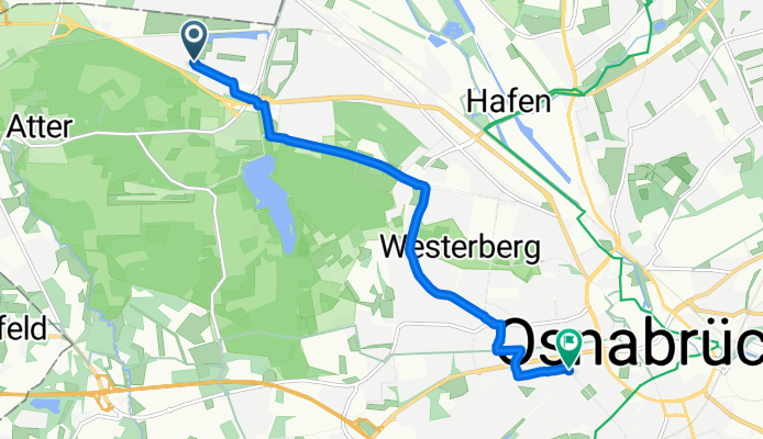 Landrat-von-Ostman-Straße, Osnabrück nach Parkstraße, Osnabrück