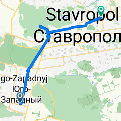 улица 45-я Параллель, Ставрополь до проспект Карла Маркса, Ставрополь