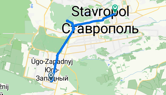 улица 45-я Параллель, Ставрополь до проспект Карла Маркса, Ставрополь