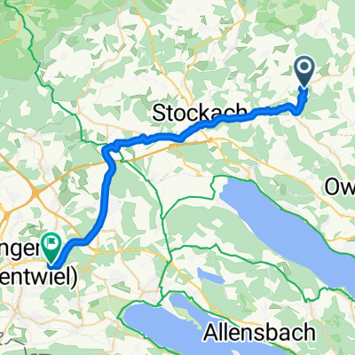 Am Josenberg, Hohenfels nach Singen (Hohentwiel)