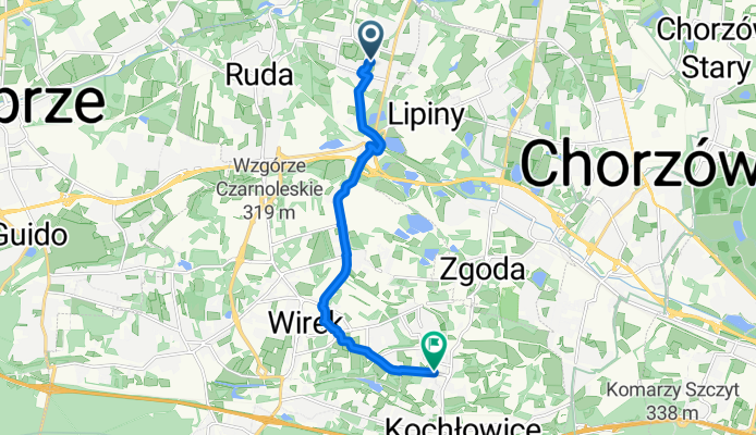 Czereśniowa, Ruda Śląska do Górnośląska, Ruda Śląska