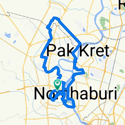 Soi Muban Sirin House Rattanathibet, Mueang Nonthaburi District to Soi Muban Sirin House Rattanathibet, Mueang Nonthaburi District