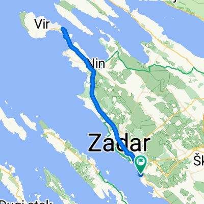 Ulica 4. Brigade Hrvatske Vojske, Bibinje to Zadarska županija