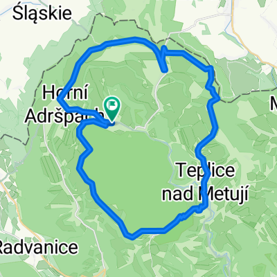 Dolní Adršpach, Adršpach až Dolní Adršpach, Adršpach