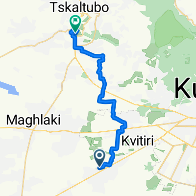 Route in ts'q'alt'ubo