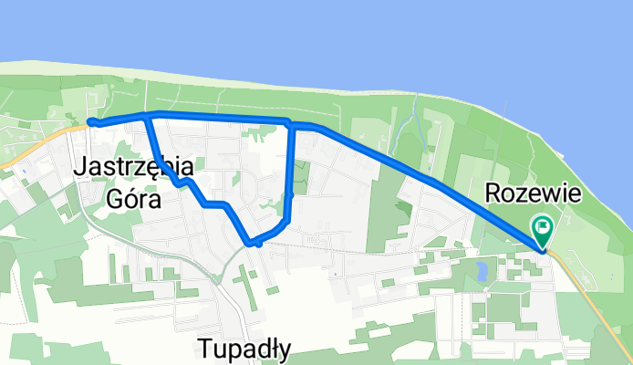 Rozewska, Rozewie do Rozewska, Rozewie