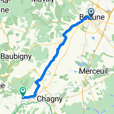 Rue Carnot, Beaune to Ruelle Sainte-Agathe, Santenay
