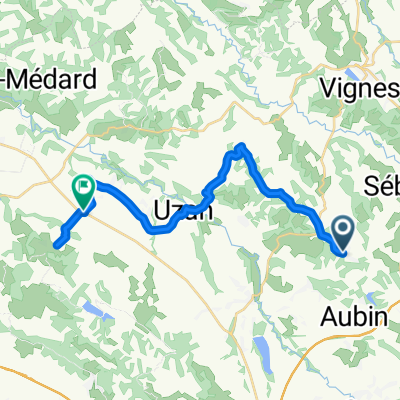 Cami de Lacabanne, Lonçon à Route Largounes, Pomps