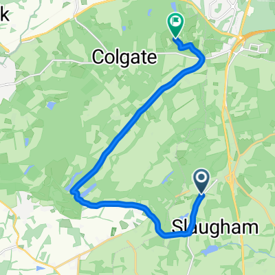 Coos Lane, Haywards Heath to Colgate, Crawley