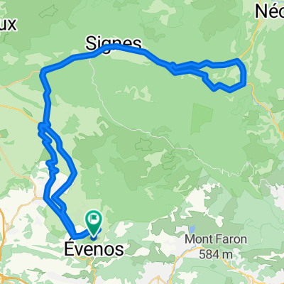 Chemin de la Colle, Évenos à Chemin de la Colle, Évenos