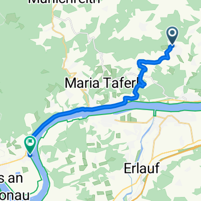 Am Eichberg, Artstetten-Pöbring nach Donaustraße, Persenbeug-Gottsdorf
