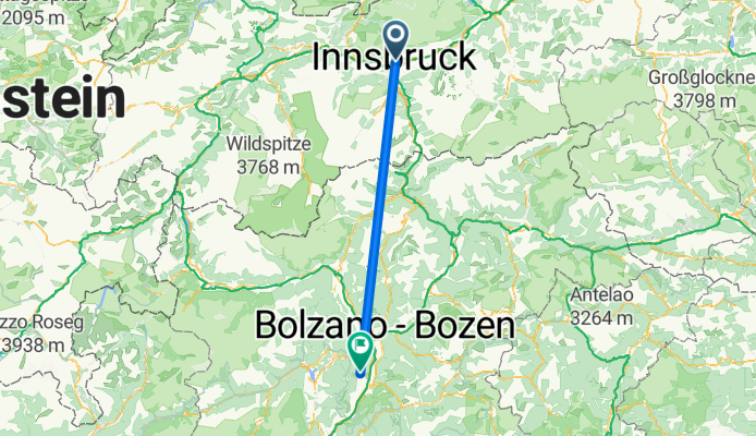 Innsbruck - Tramin an der Weinstrasse